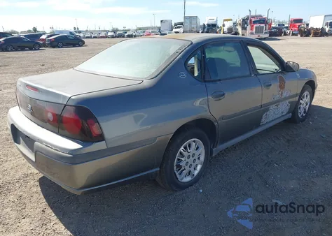 2005 Chevrolet Impala из США, поврежденный, VIN 2G1WF52EX59377679